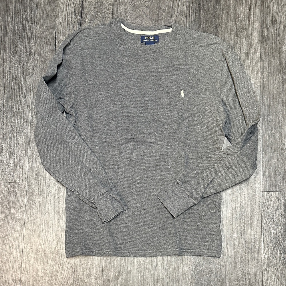 Polo by Ralph Lauren Charcoal Thermal Top